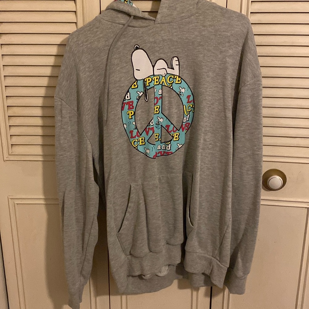 Peanuts peace hoodie